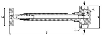 低温用長軸高圧弁